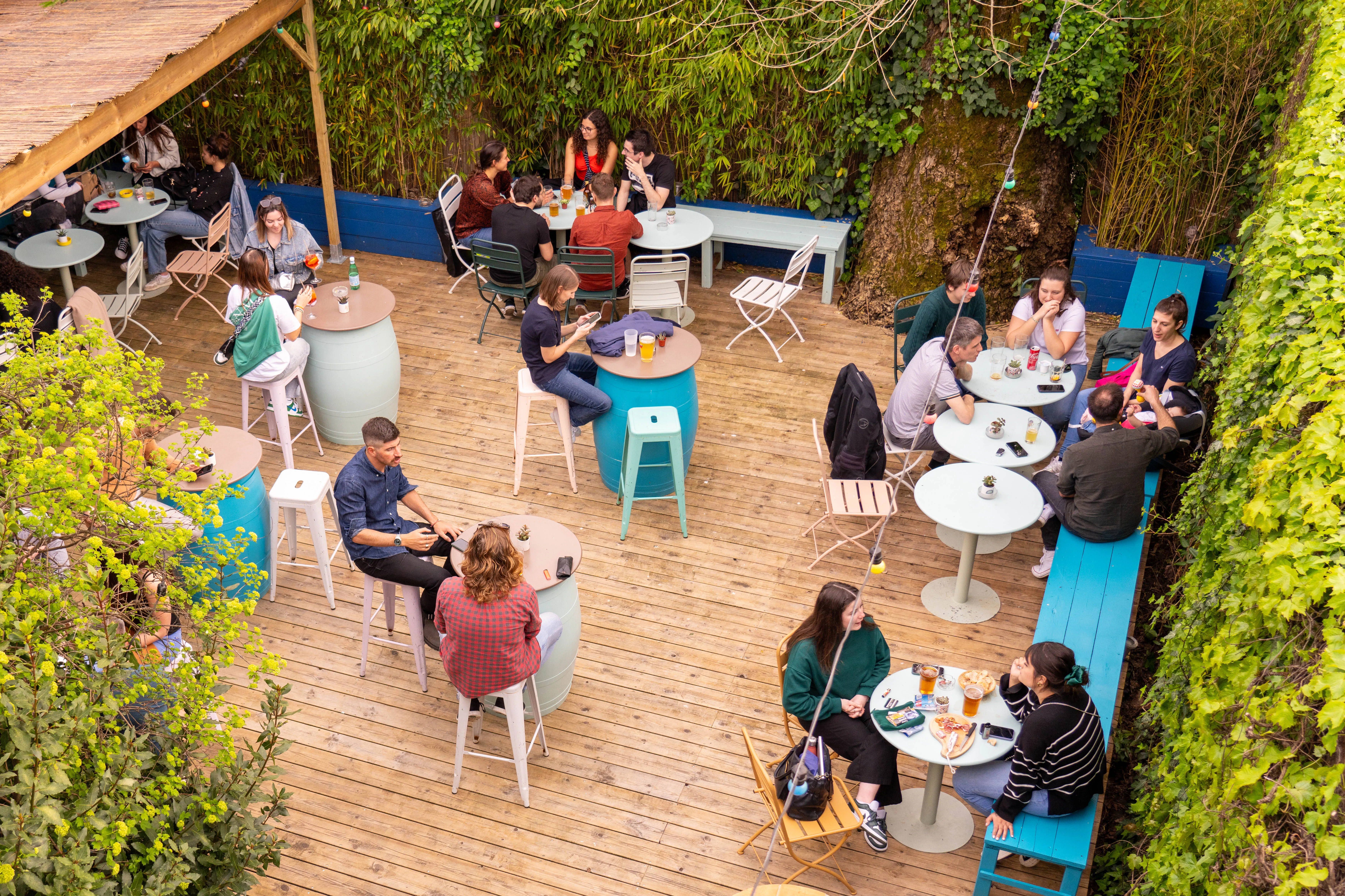 Terrasse végétalisée d'Eden Garden Mérignac